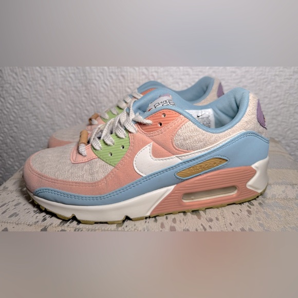 Nike Air Max 90 SE Sun Club Multicolor Sneakers Women’s Size 9.5 - Picture 3 of 7